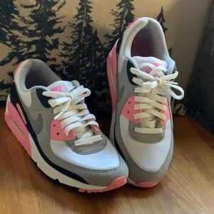 Women's Pink and Gray Sneakers